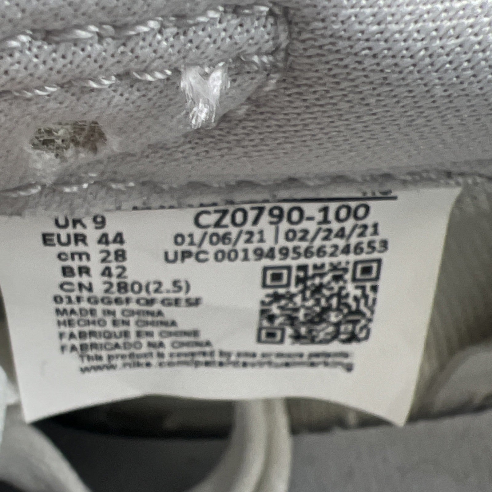 Size 10 - Air Jordan 1 Low OG Neutral Gray (CZ0790-100)