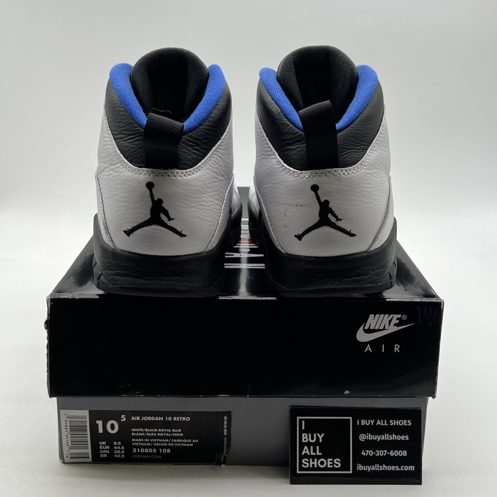 Size 10.5 - Air Jordan 10 Retro 2018 Orlando (310805-108)