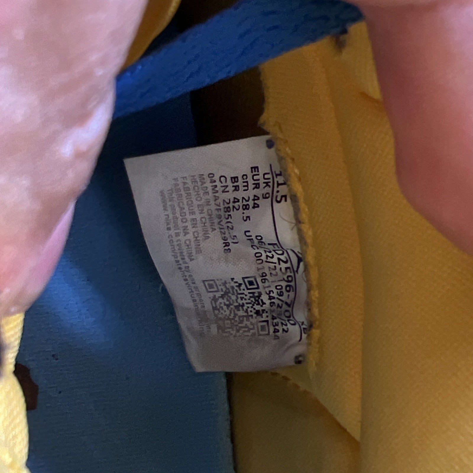 Size 11.5 - Air Jordan 1 Retro OG High Reverse Laney W (FD2596-700)