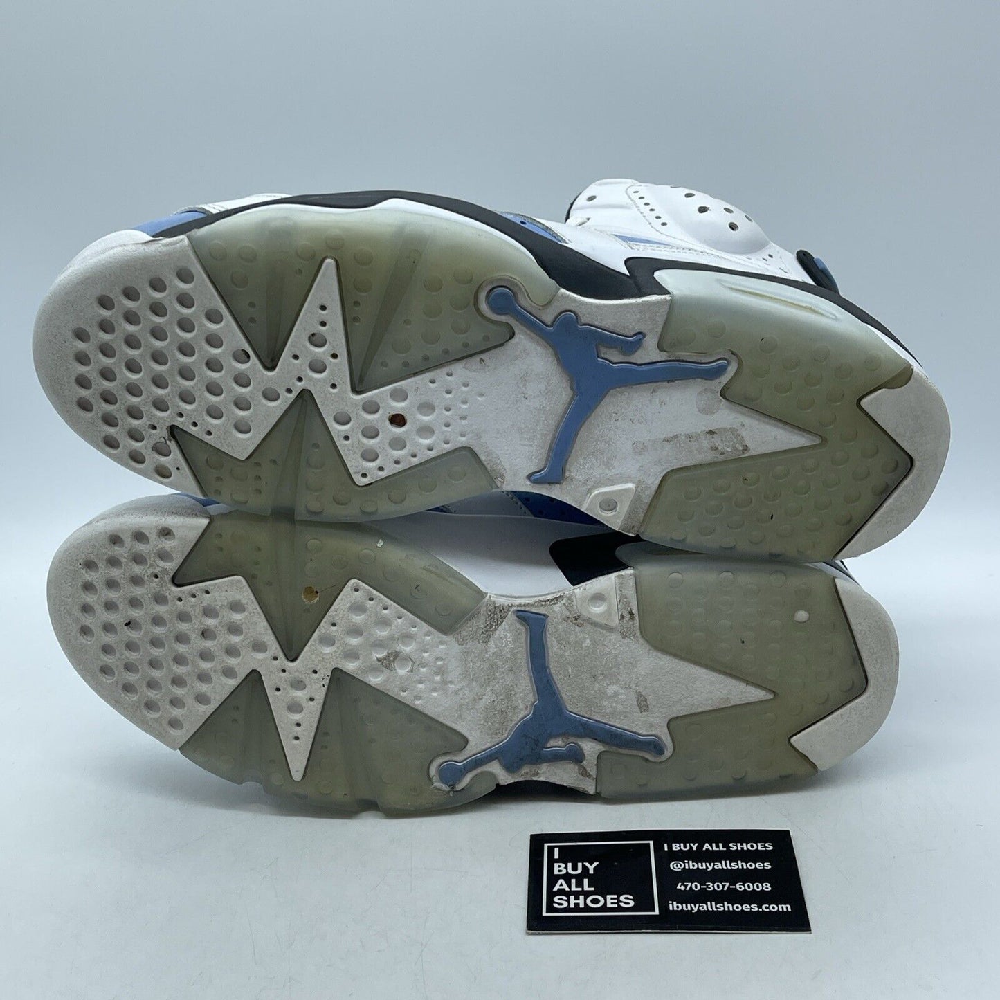 Size 10 - Jordan 6 Retro Mid UNC Home Blue White Black Suede Leather (CT8529-410