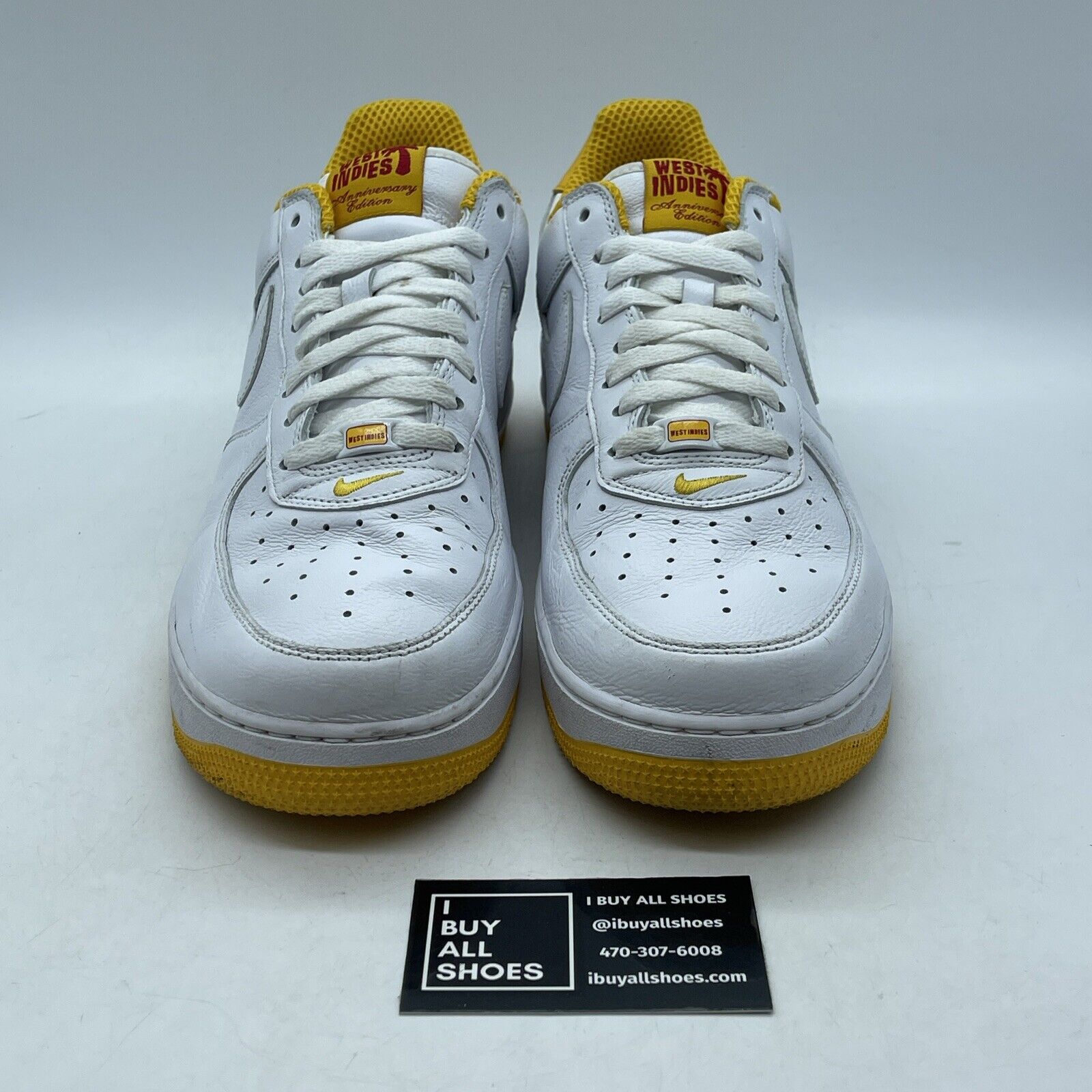 Size 12 - Nike Air Force 1 Low West Indies - University Gold (DX1156-101)