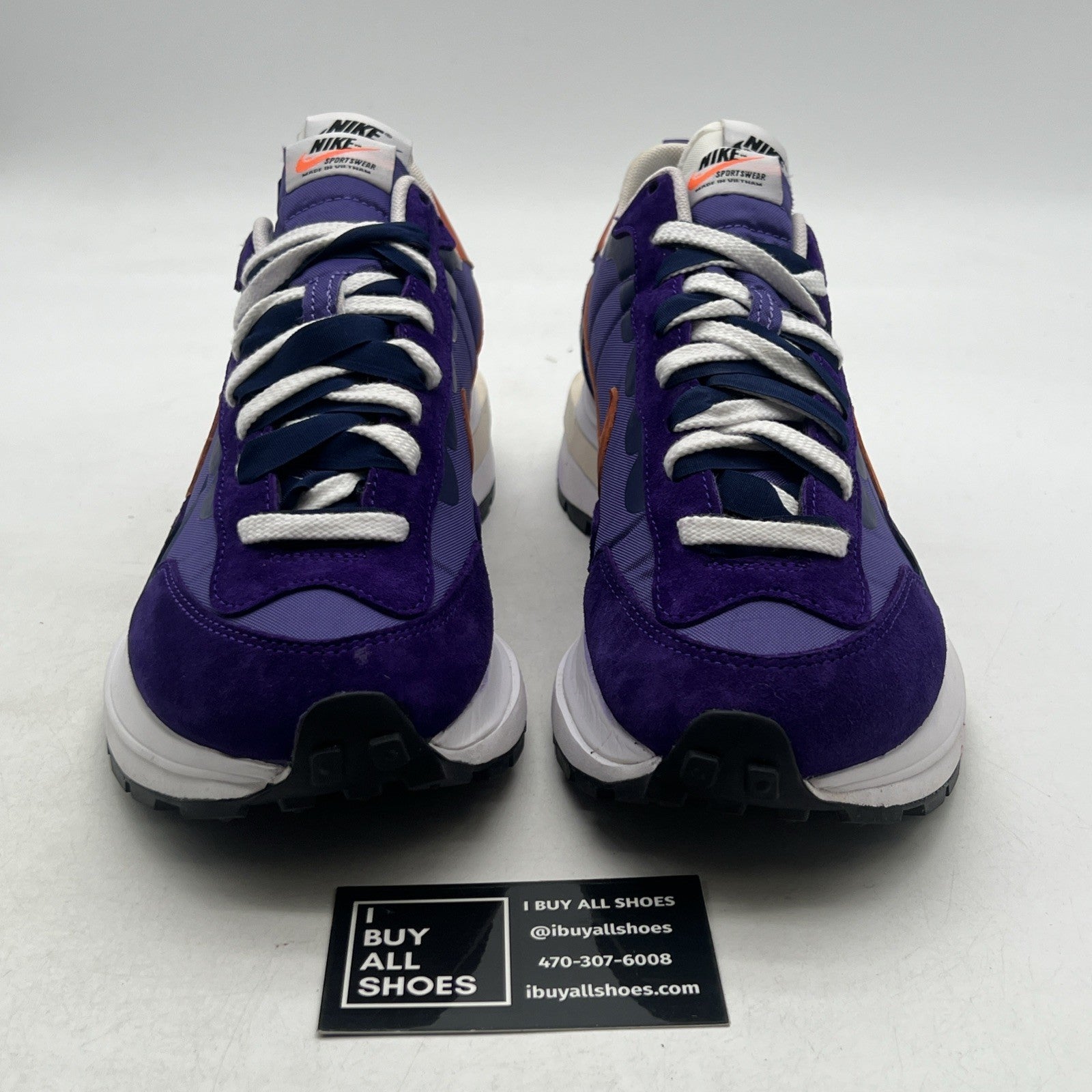 Size 9 - sacai x Nike VaporWaffle Dark Iris (DD1875-500)