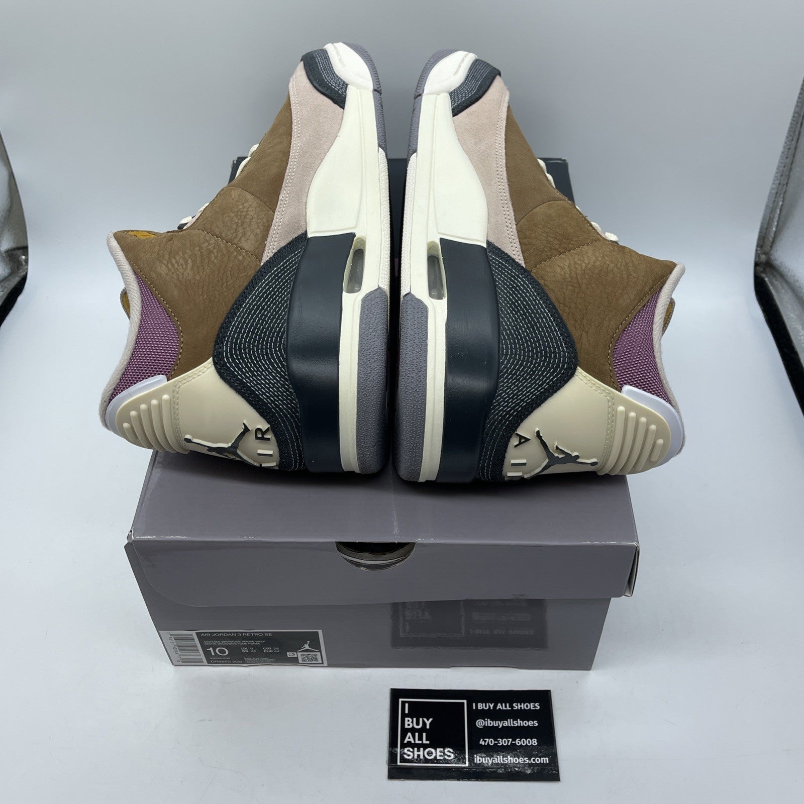 Size 10 - Air Jordan 3 Retro SE Winterized Brown Black Purple (DR8869-200)