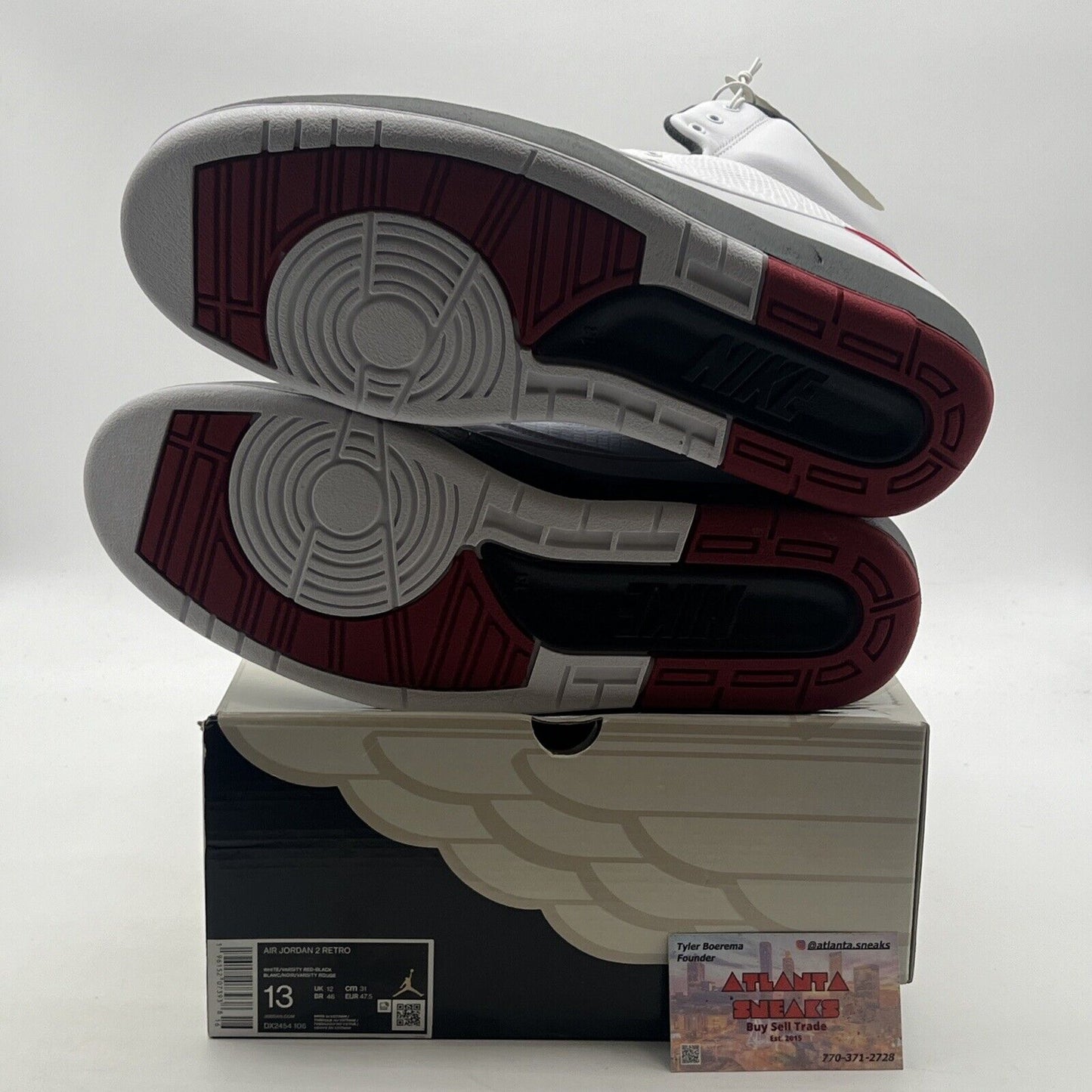 Size 13 - Air Jordan 2 Retro Mid Chicago (DX2454-106)