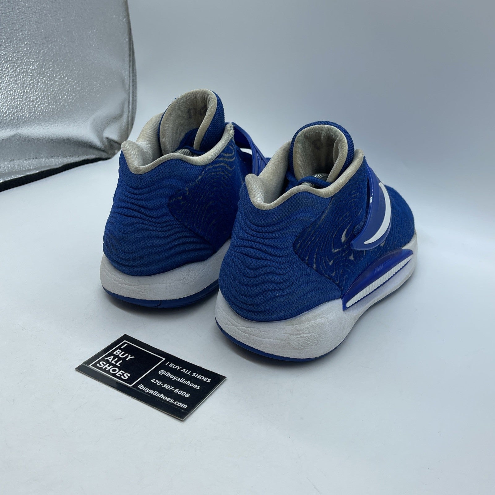 Size 11.5 - Nike KD 14 TB Game Royal Blue White Suede Leather (DA7850-400)