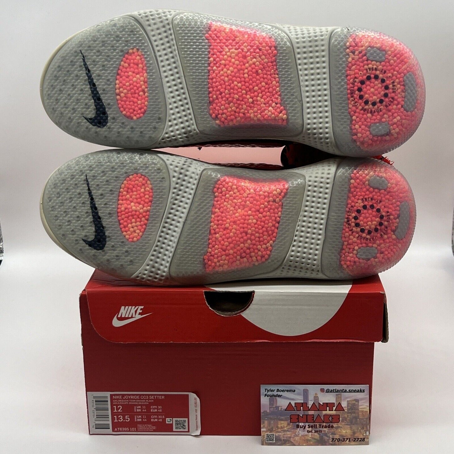 Size 12 - Nike Joyride CC3 Setter Sail Orange Black Brand New OG All