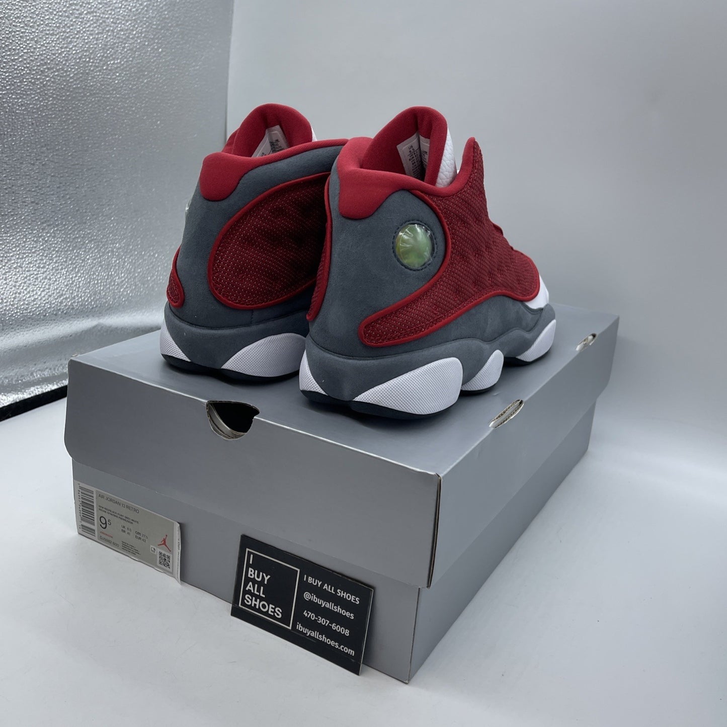 Size 9.5 - Air Jordan 13 Gym Red Flint Grey (DJ5982600)