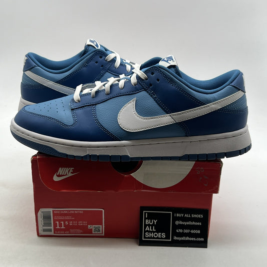 Size 11.5 - Nike Dunk Low Dark Marina Blue (DJ6188-400)