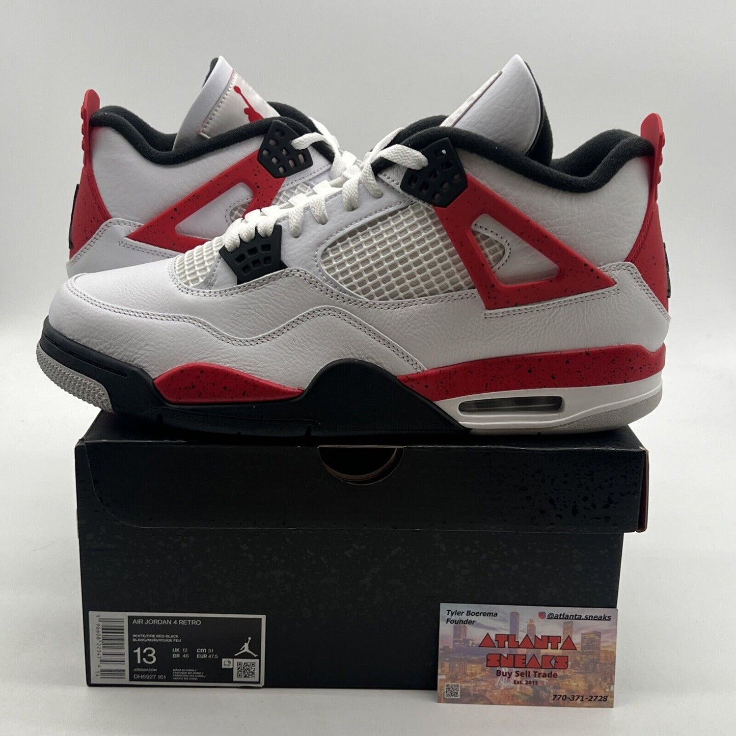 Size 13 - Air Jordan 4 Retro Mid Red Cement (DH6927-161)