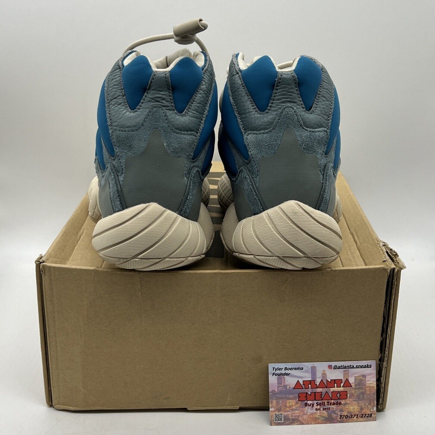 Size 8.5 - adidas Yeezy 500 High Frosted Blue (GZ554)