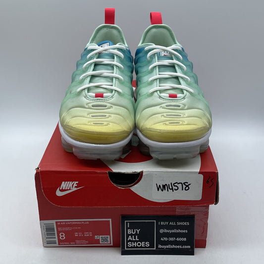 Size 8W - Nike Air VaporMax Plus Mint Foam Laser Blue Suede (DQ7651-300)
