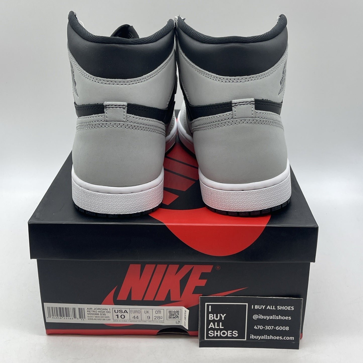 Size 10 - Air Jordan 1 Retro OG High Shadow 2.0 (555088-035)