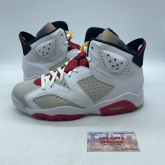 Size 9.5 - Air Jordan 6 Retro Hare White Pink Red Orange (CT8529-062)