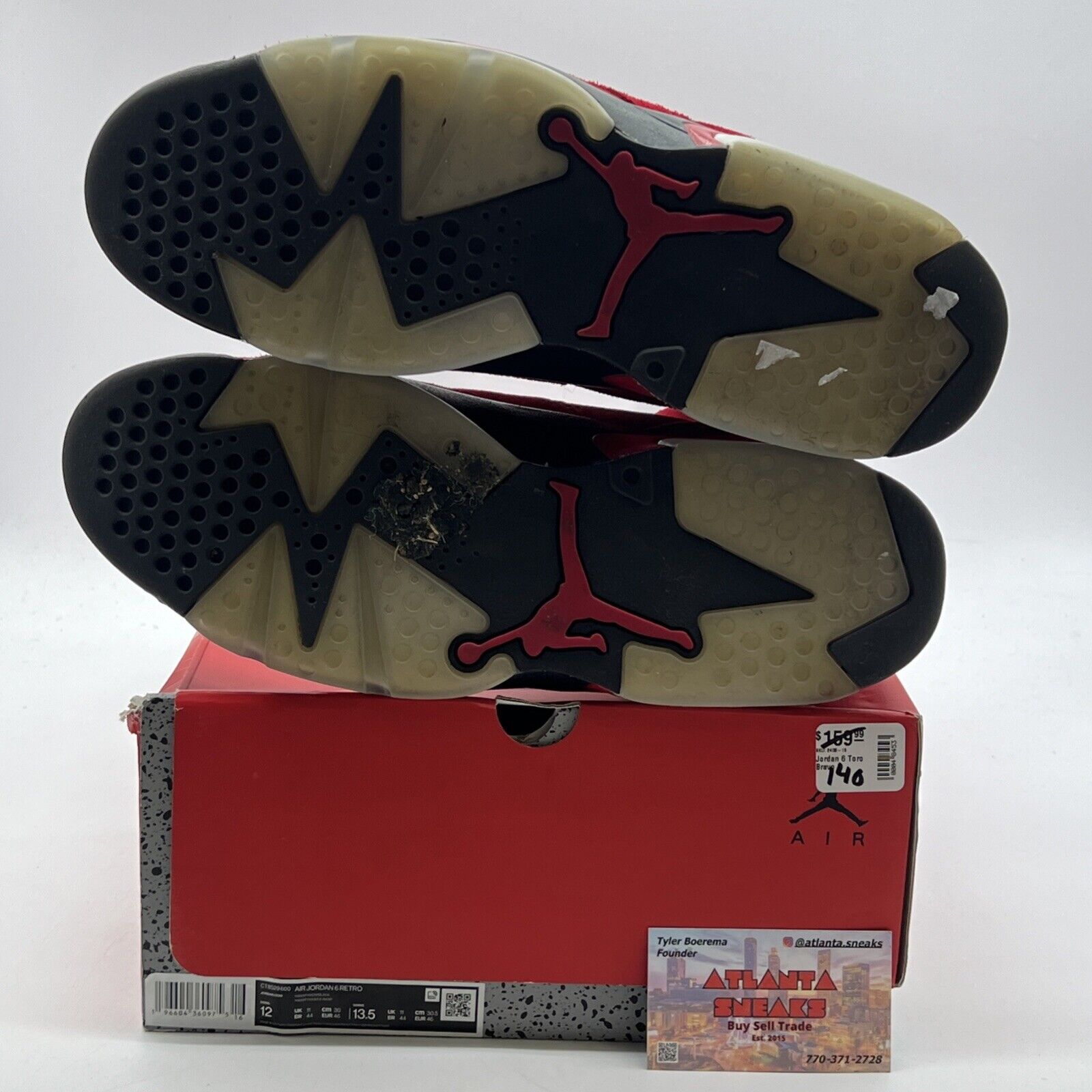 Size 12 - Air Jordan 6 Retro Toro Bravo (CT8529-600)