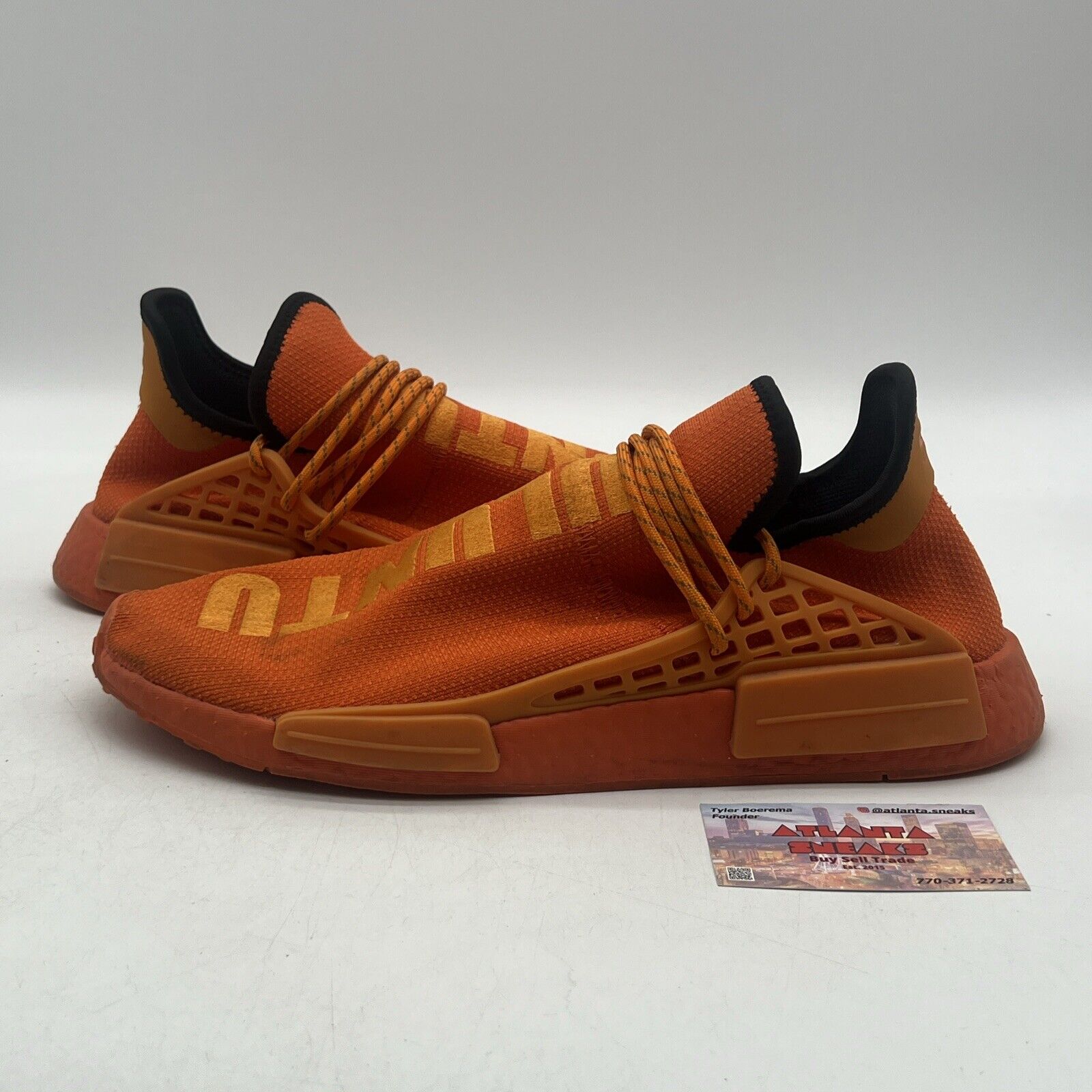 Size 13 - adidas Pharrell x NMD Human Race Orange (GY0095)