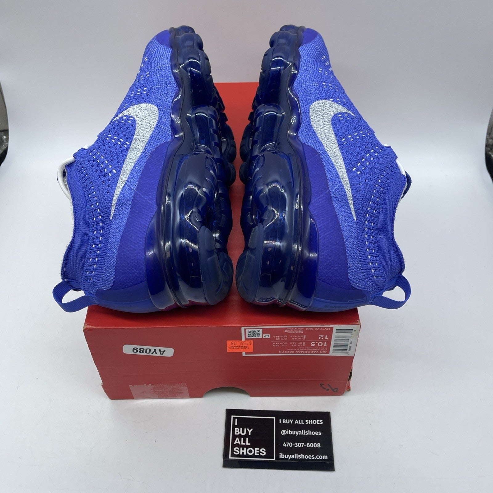 Size 10.5 - Nike Air VaporMax 2023 Flyknit Light Ultramarine (DV1678-500)
