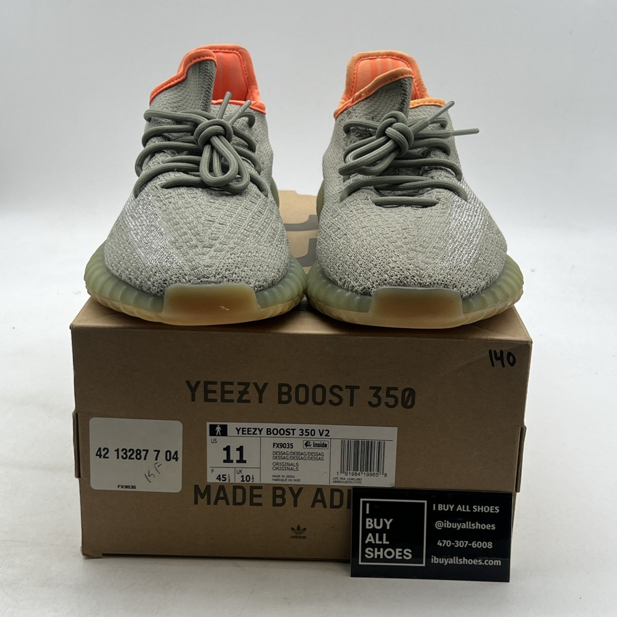 Size 11 - adidas Yeezy Boost 350 V2 Desert Sage (FX9035)