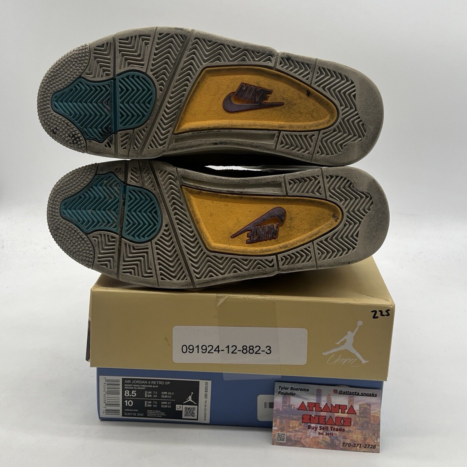 Size 8.5 - Air Jordan 4 Retro SP x Union 30th Anniversary (DJ5718-300)