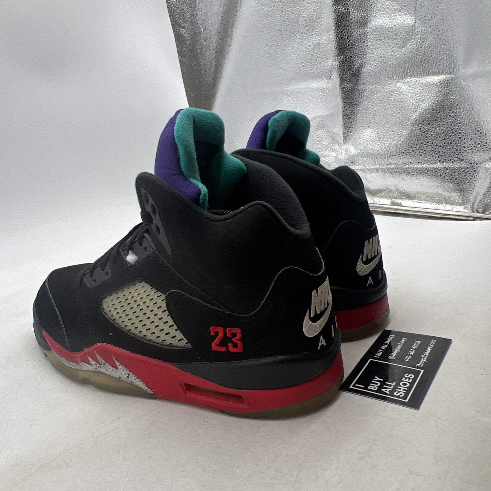 Size 9 - Air Jordan 5 Retro Top 3 Black 2020 (CZ1786-001)