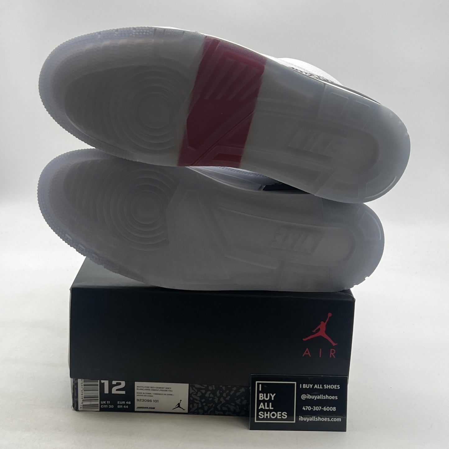 Size 12 - Air Jordan 3 Retro NRG Free Throw Line (923096-101)