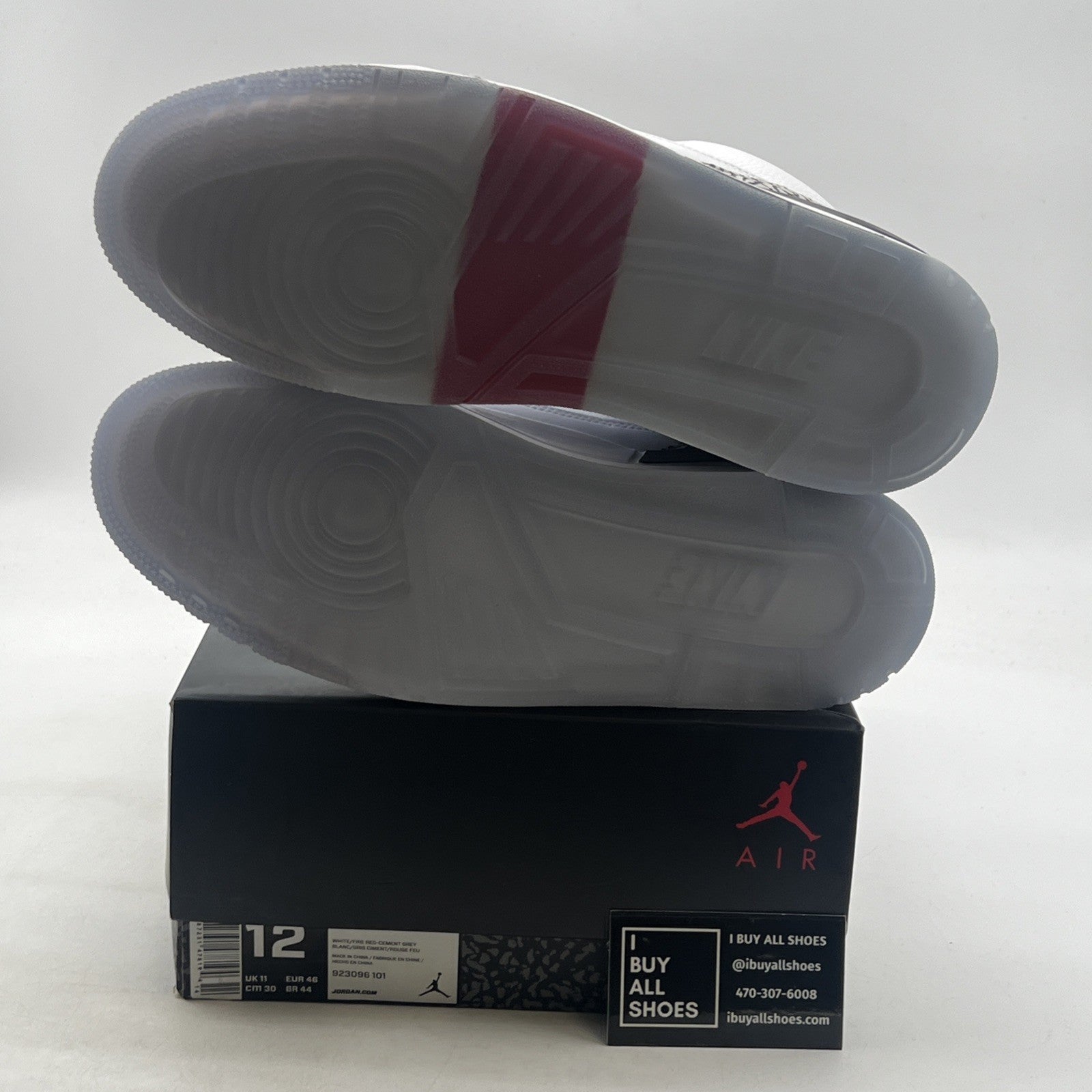 Size 12 - Air Jordan 3 Retro NRG Free Throw Line (923096-101)