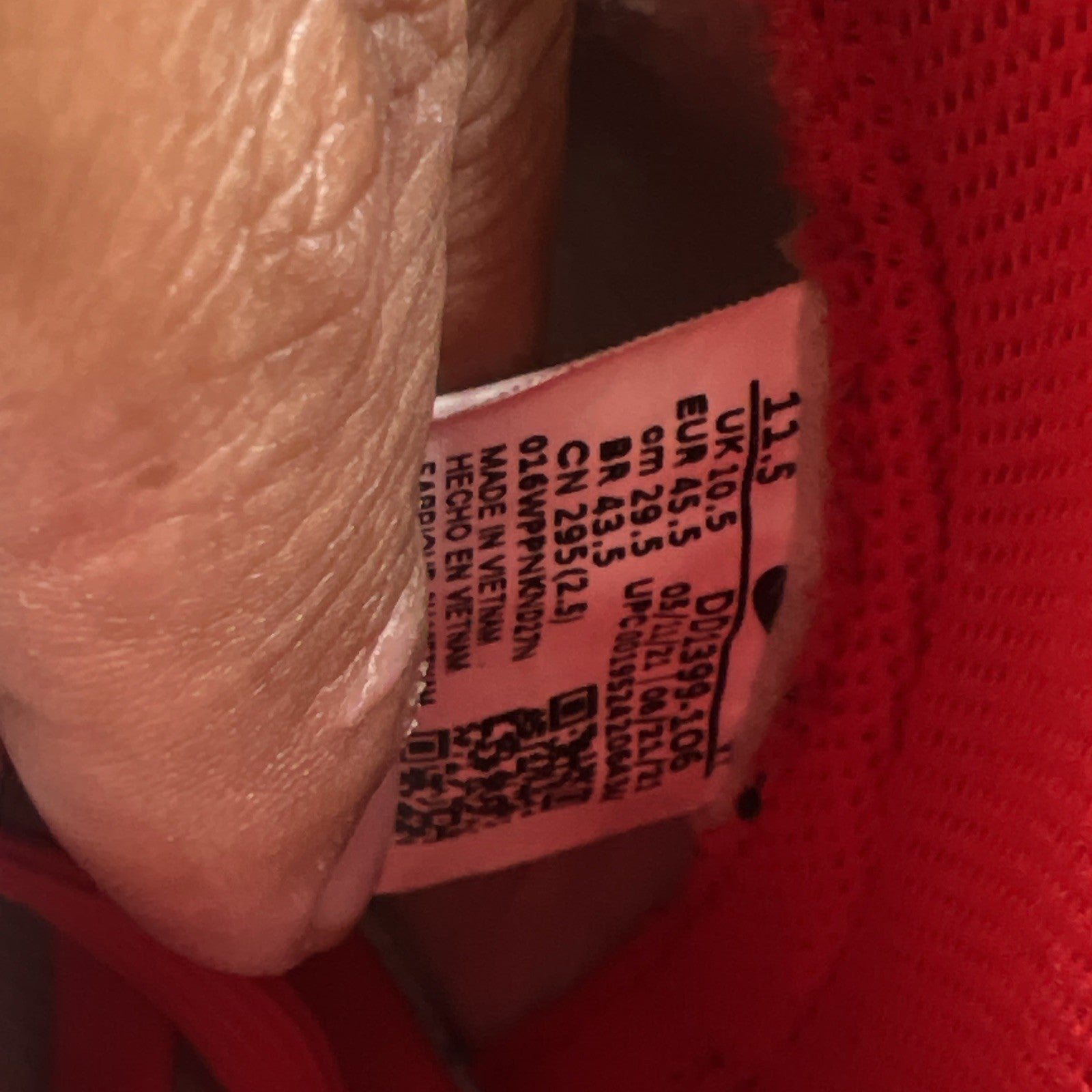 Size 11.5 - Nike Dunk High Championship Red (DD1399-106)
