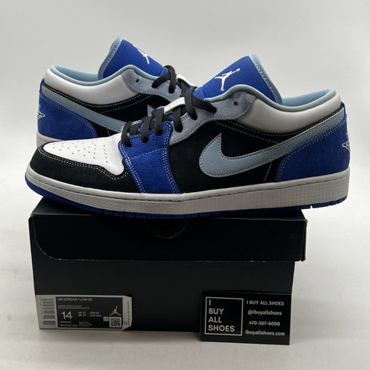 Size 14 - Air Jordan 1 SE Low Racer Blue (DH0206-400)