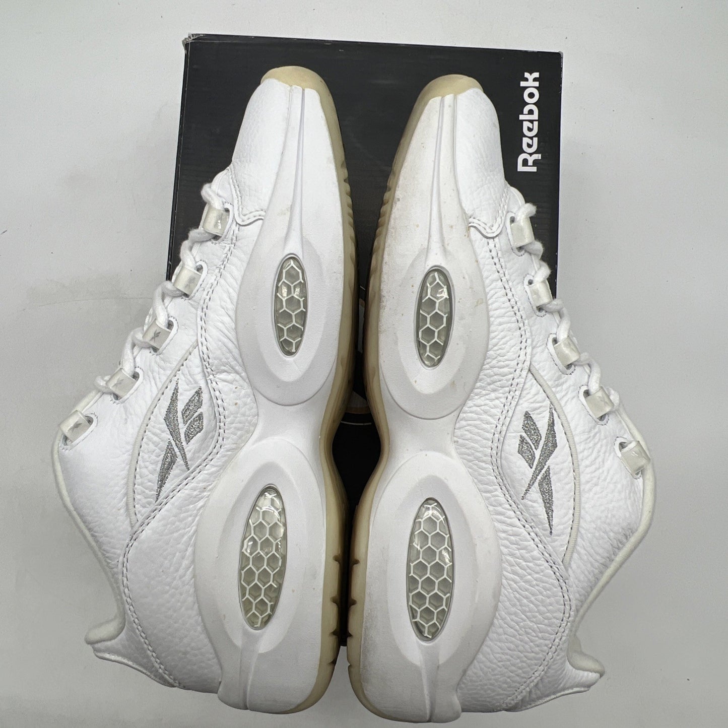 Size 10 - Reebok Question Low White (V53547)