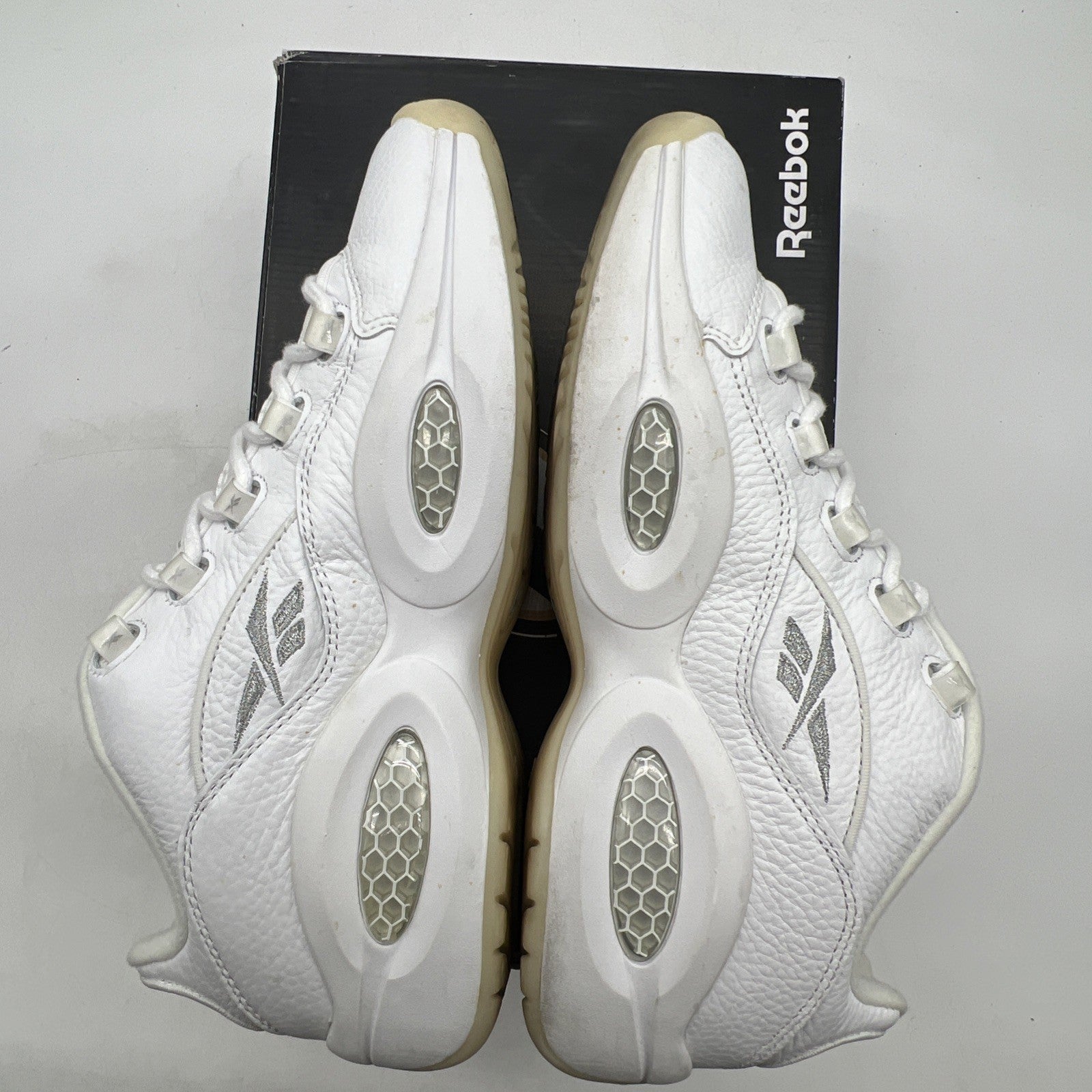 Size 10 - Reebok Question Low White (V53547)