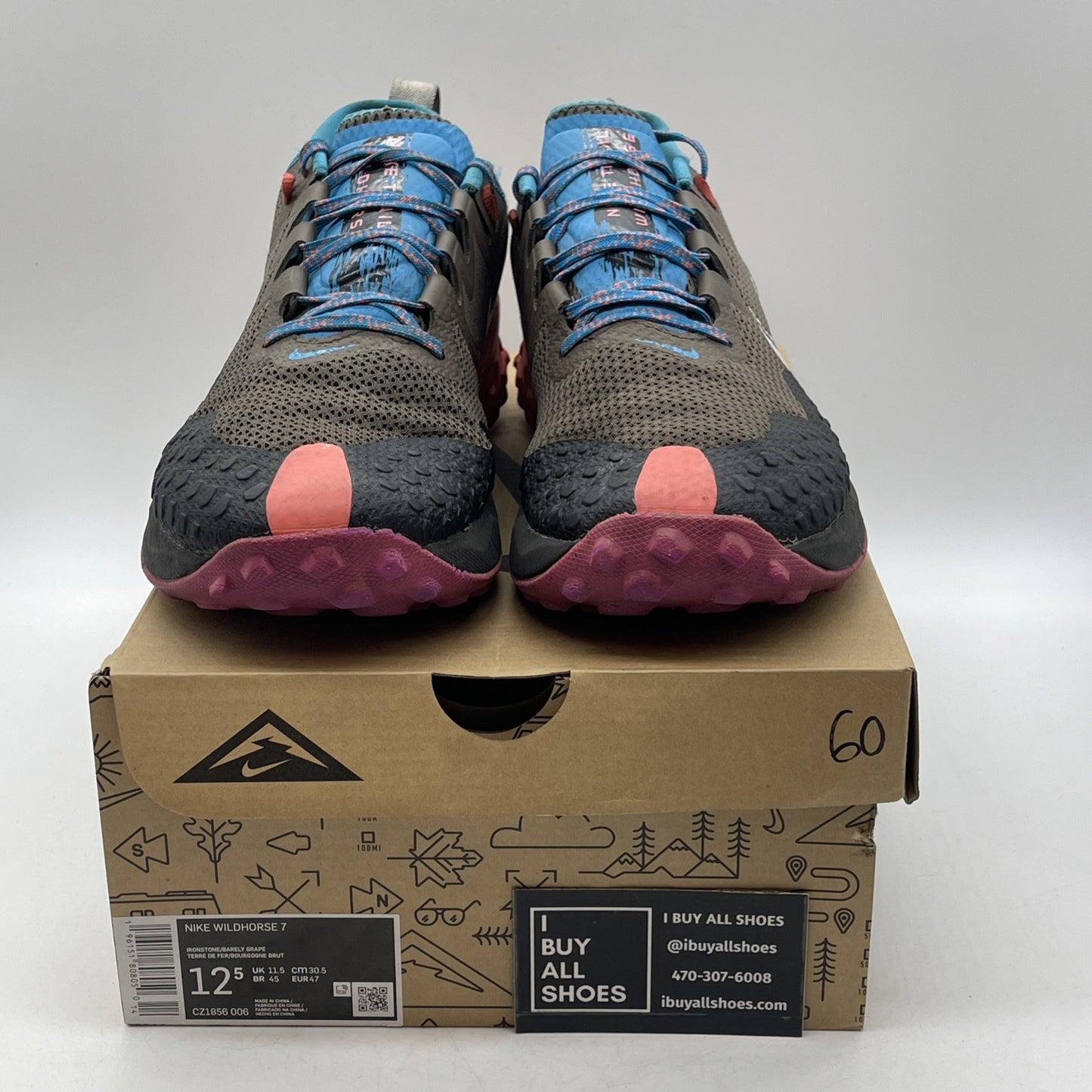 Size 12.5 - Nike Wildhorse 7 Ironstone Laser Blue (CZ1856-006)