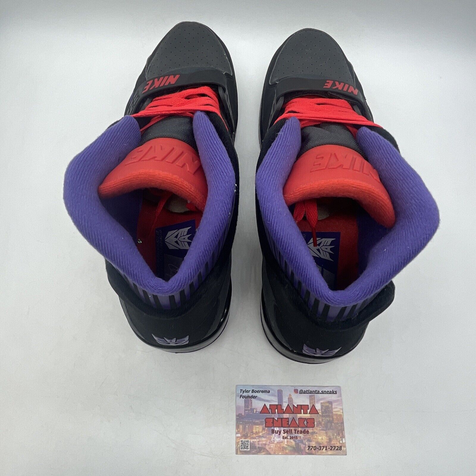 Size 13 - Nike Air Trainer SC 2 Premium QS Megatron Black Purple (637804-001)