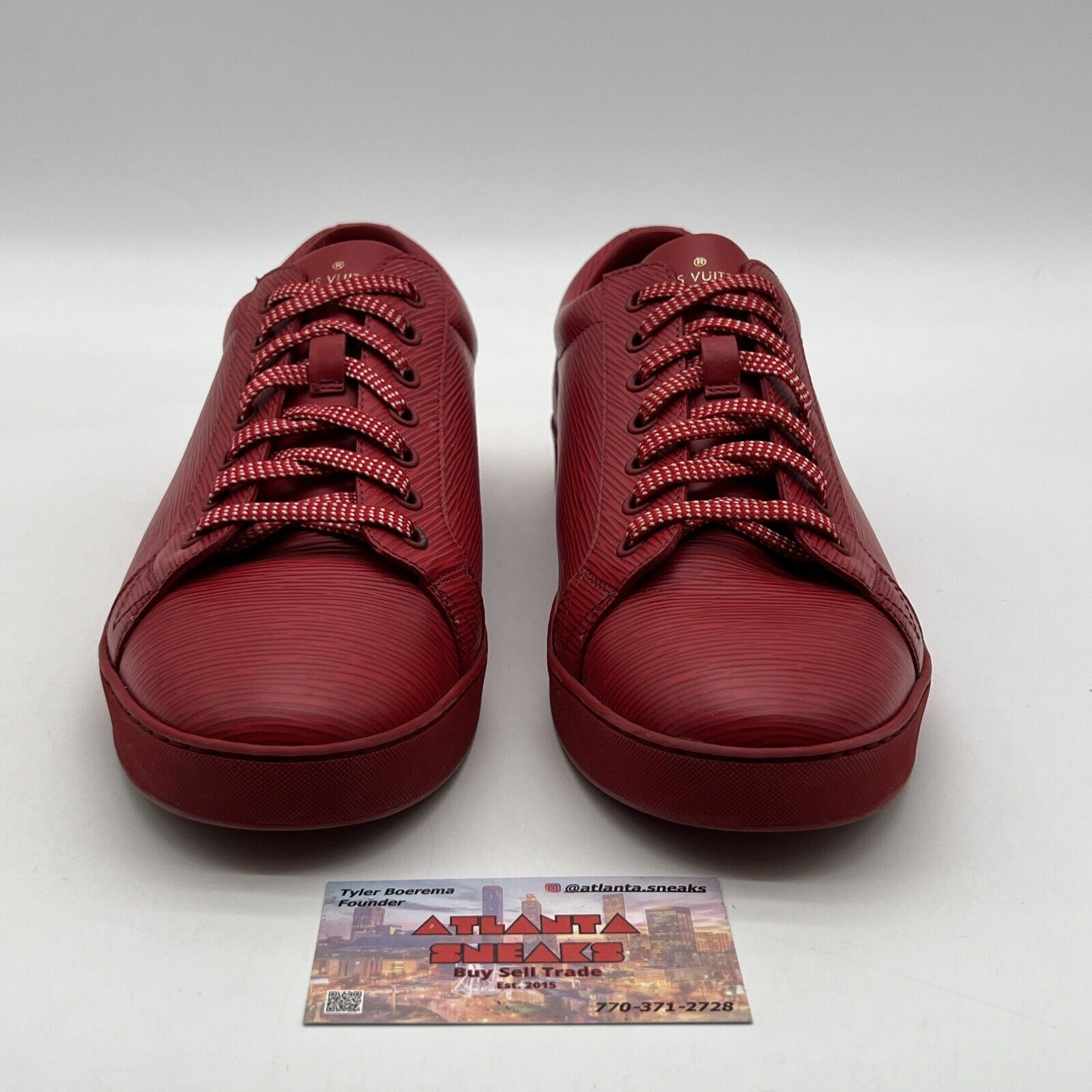 Size 9.5 - Louis Vuitton Red Concord Epi Leather