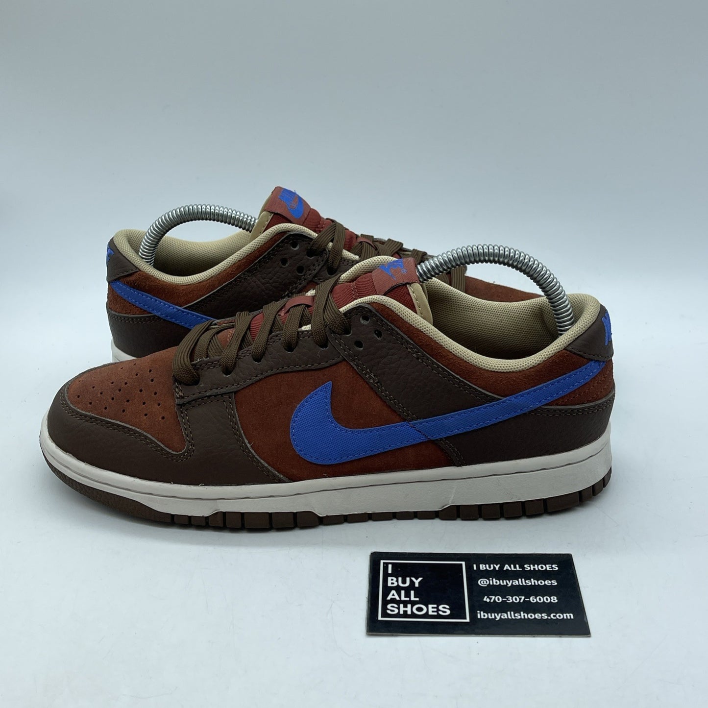 Size 8.5 - Nike Dunk Premium Low Mars Stone Blue Suede Leather (DR9704-200)