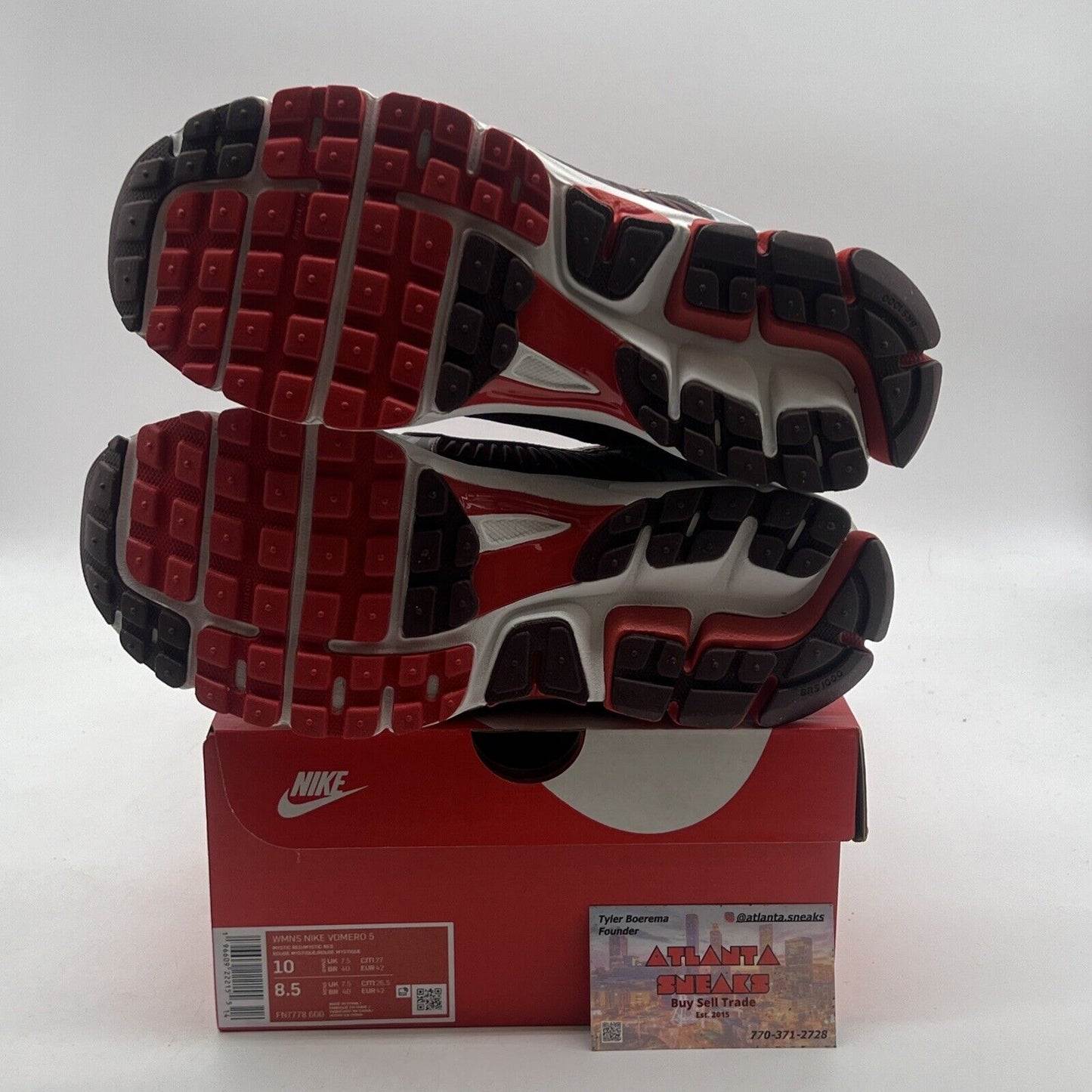 Size 10 - Nike Air Zoom Vomero 5 Mystic Red W (FN7778-600)