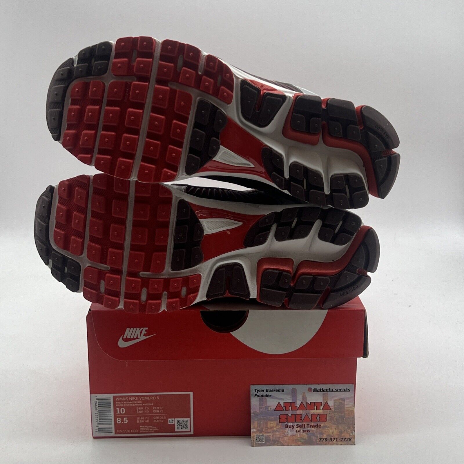 Size 10 - Nike Air Zoom Vomero 5 Mystic Red W (FN7778-600)