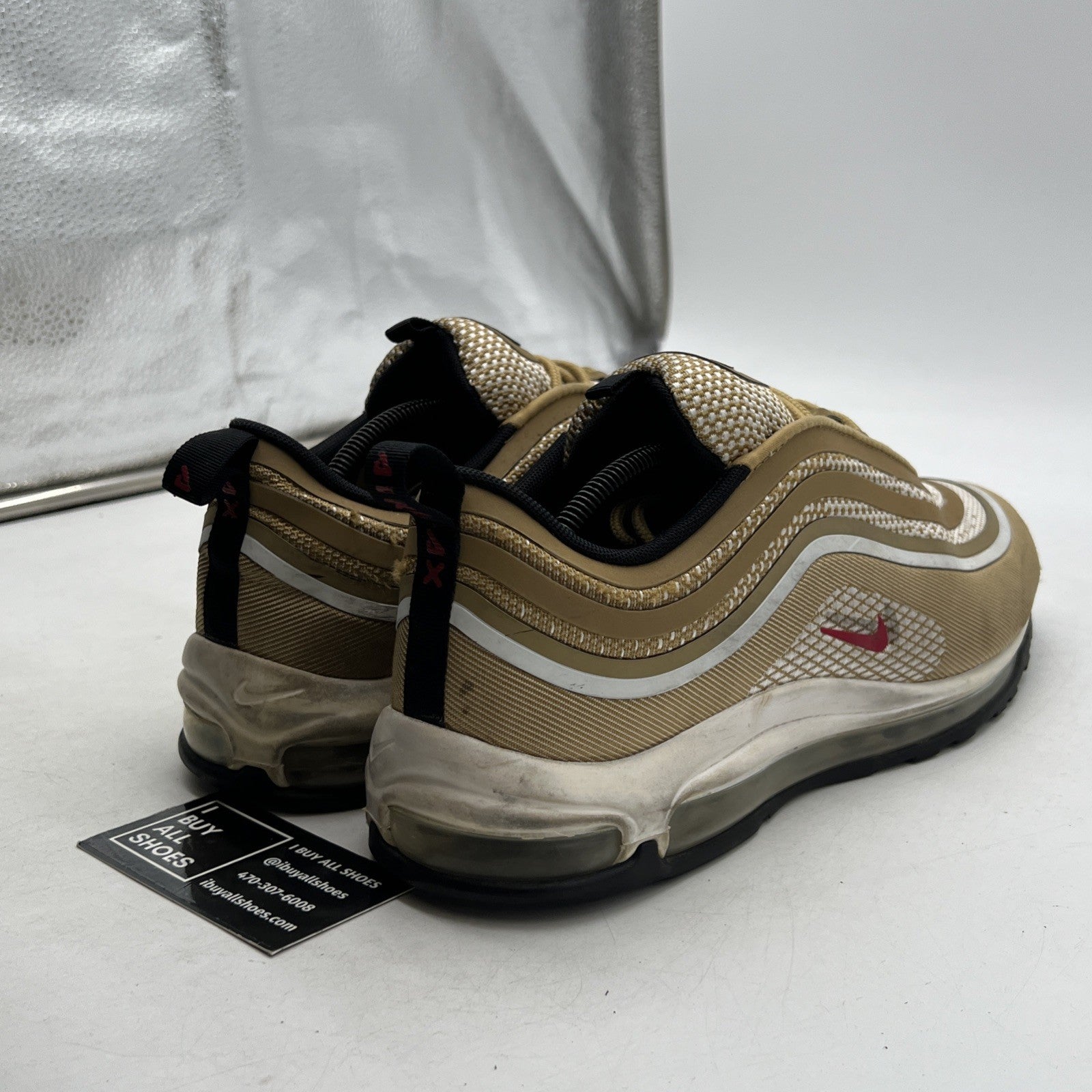Size 11.5 - Nike Air Max 97 Ultra 17 Metallic Gold (918356-700)