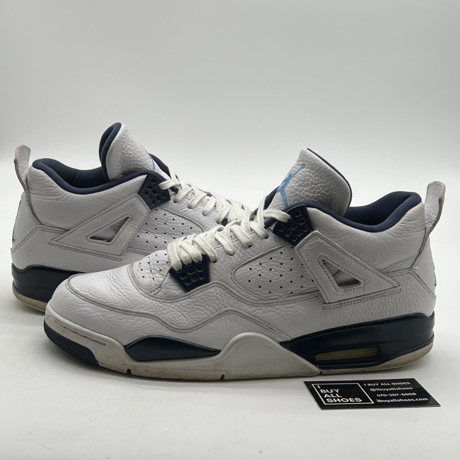 Size 13 - Air Jordan 4 Retro LS Columbia (314254-107)