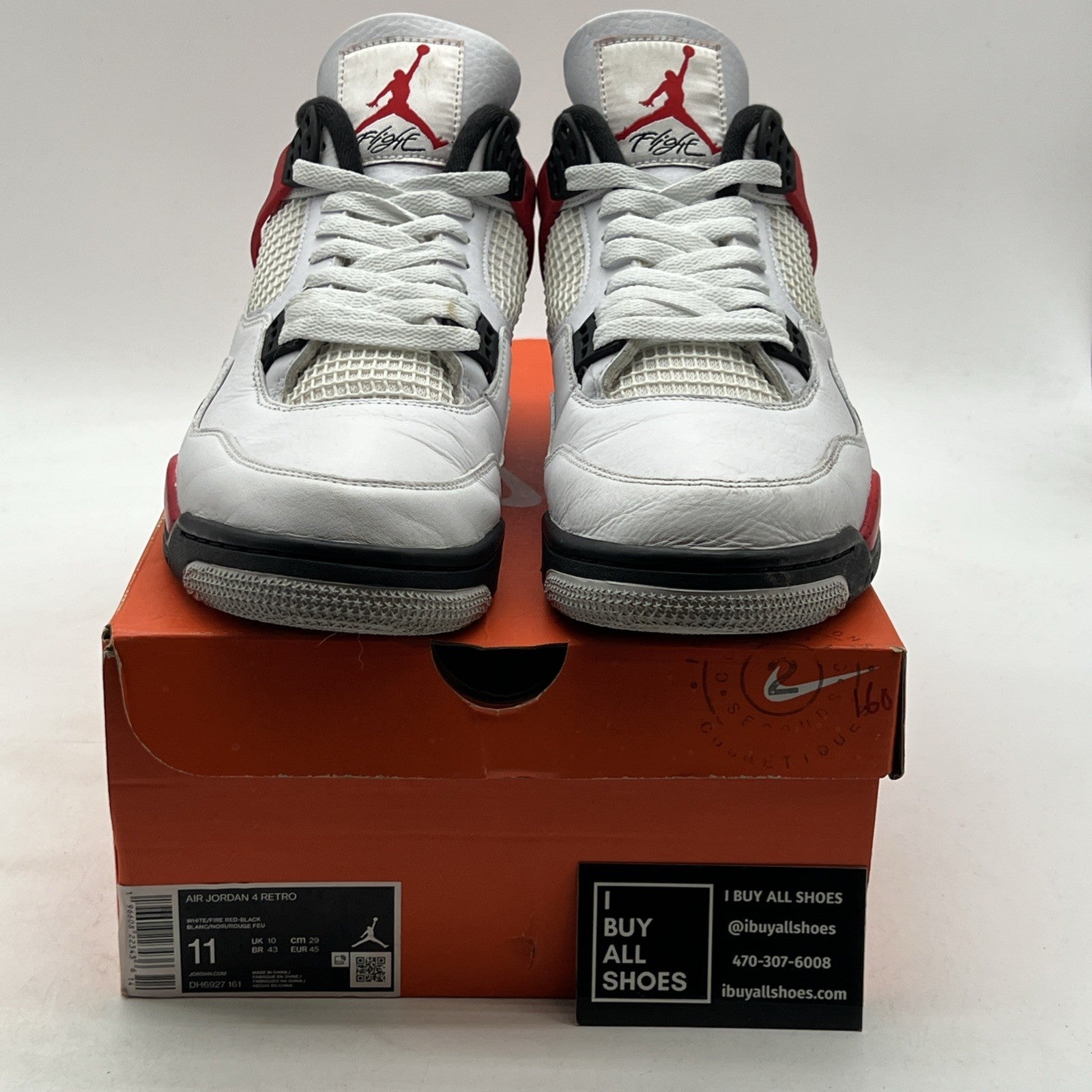 Size 11 - Air Jordan 4 Retro Mid Red Cement (DH6927-161)