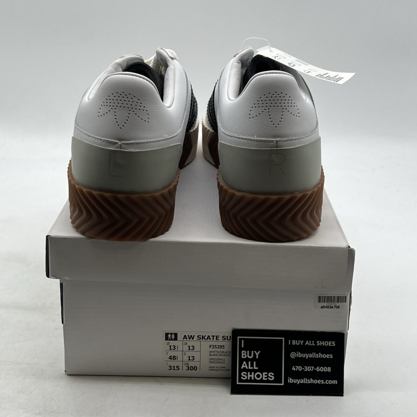 Size 13.5 - Alexander Wang x Adidas Skate Super Tech Silver (F35295)