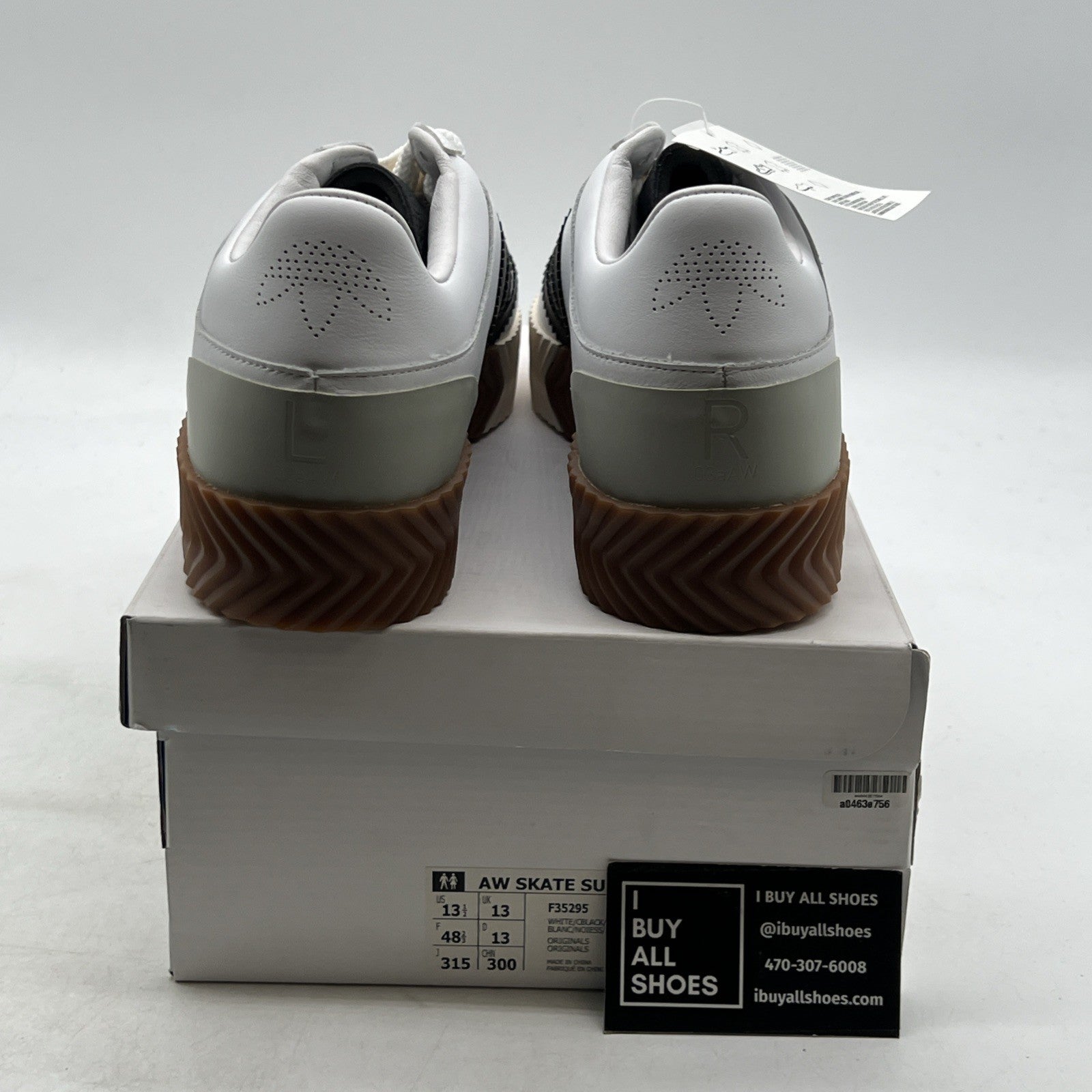 Size 13.5 - Alexander Wang x Adidas Skate Super Tech Silver (F35295)