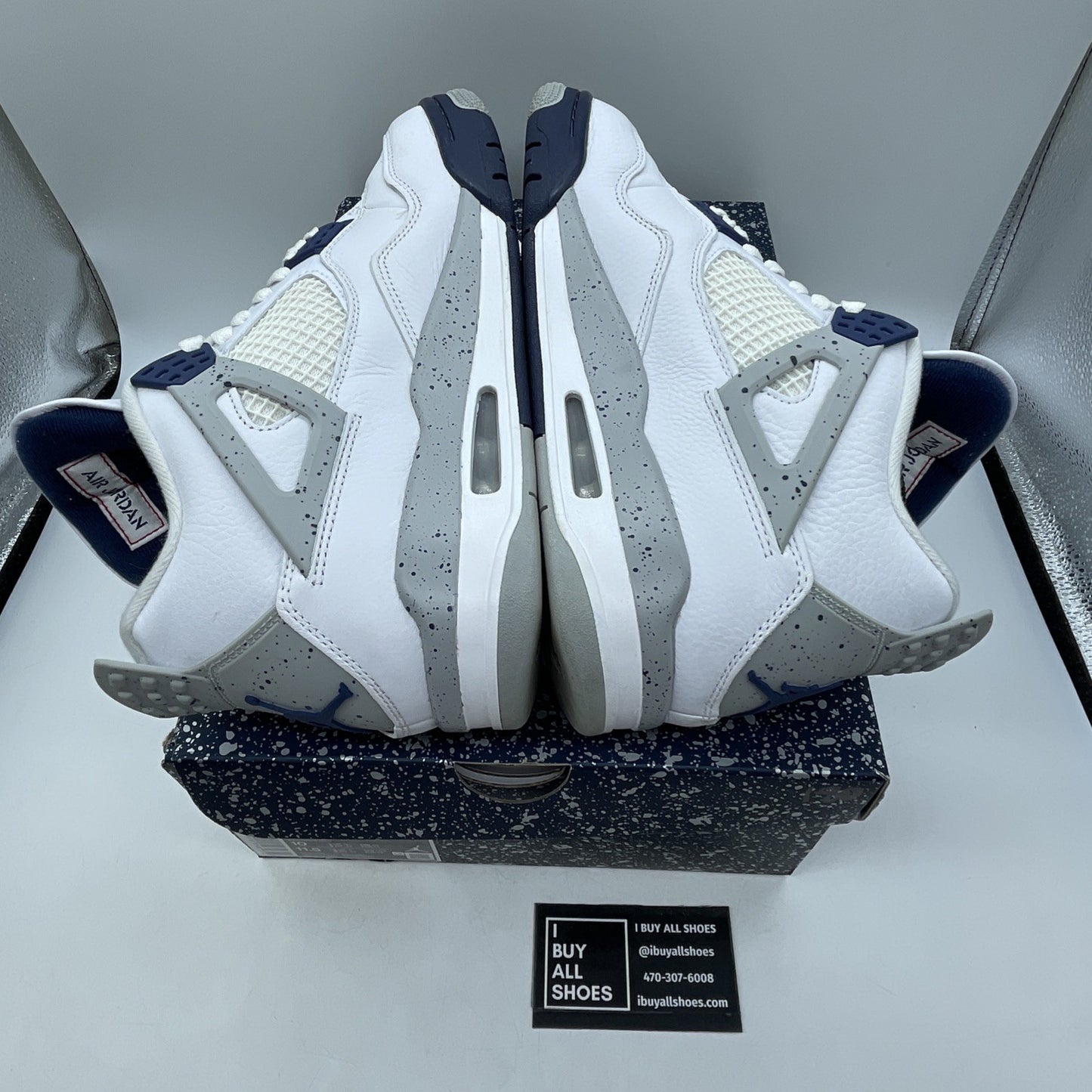 Size 10 - Air Jordan 4 Retro Mid Midnight Navy (DH6927-140)