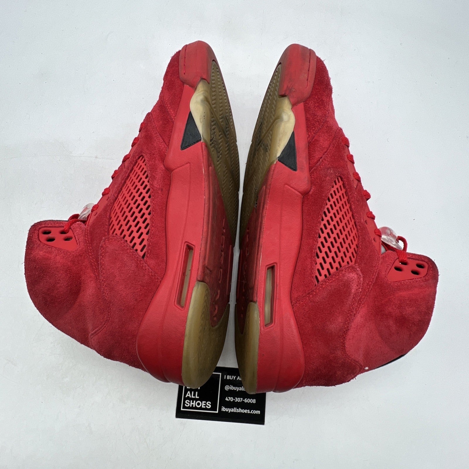 Size 11 - Air Jordan 5 Retro Red Suede (136027-602)