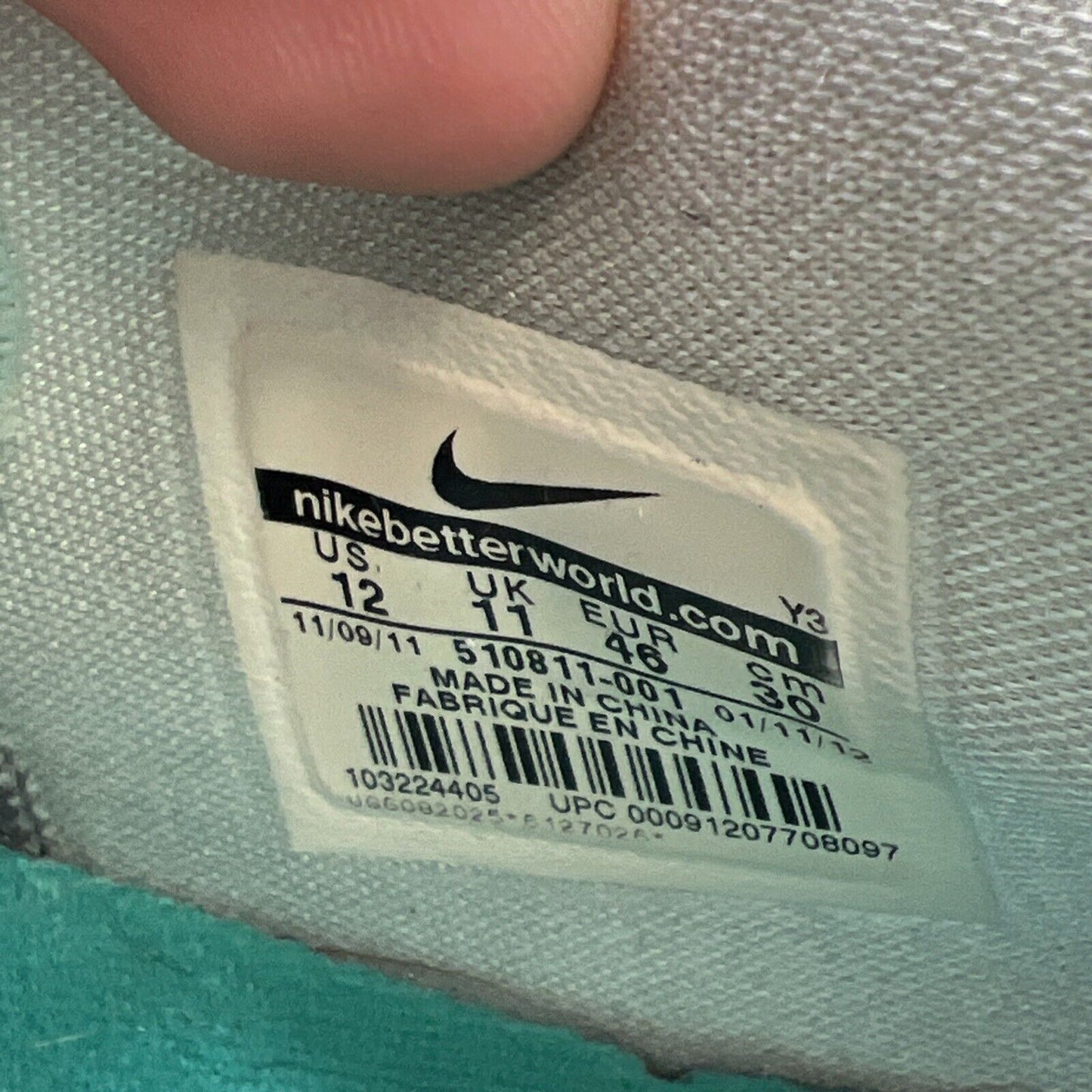 Size 12 - Nike LeBron 9 Low Easter (510811-001)