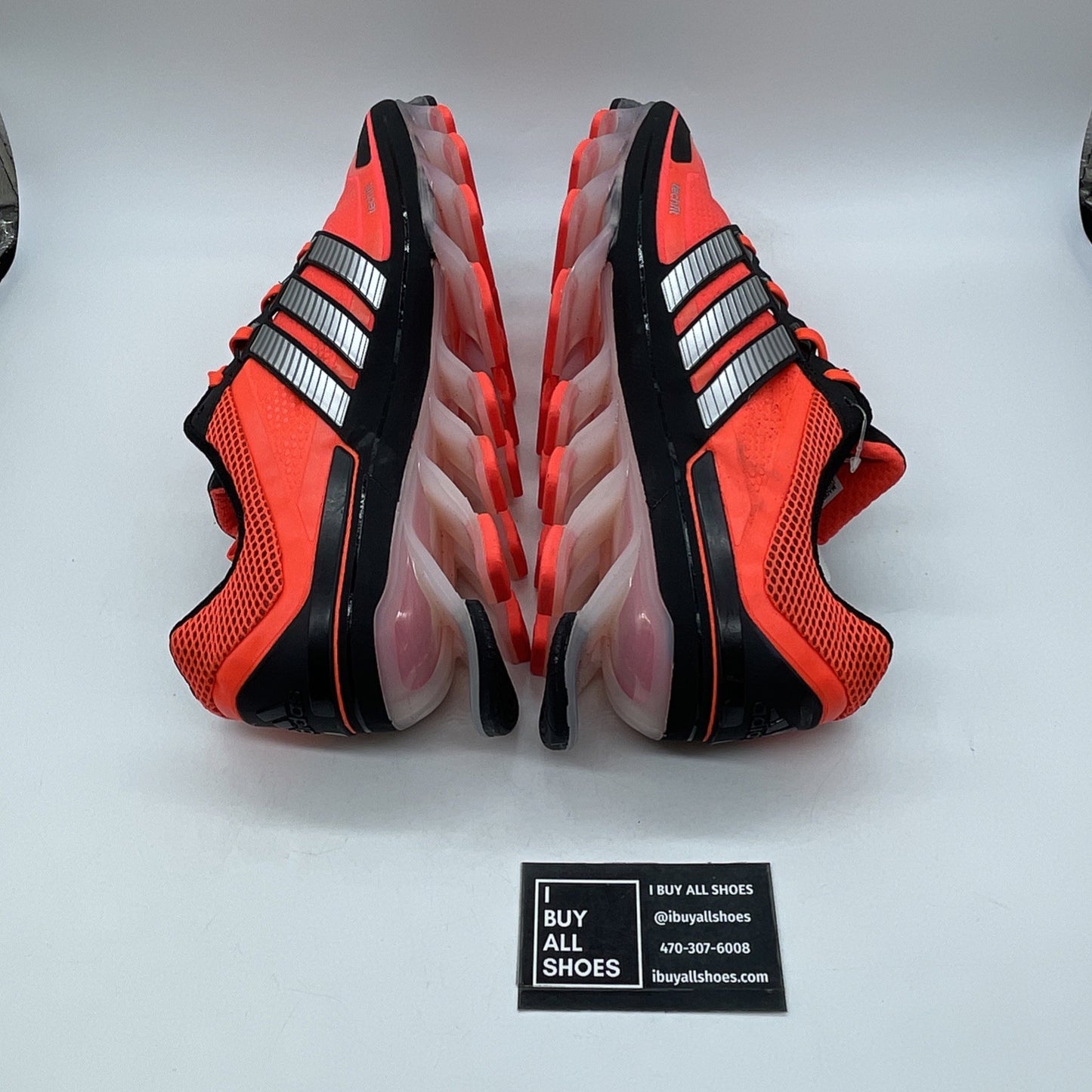 Size 13 - adidas Springblade Infrared Orange Black Suede Leather (G66971)