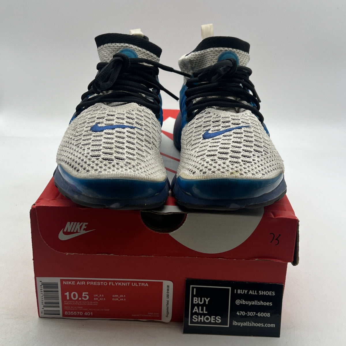 Size 10.5 - Nike Air Presto Ultra Flyknit Gray (835570-401)