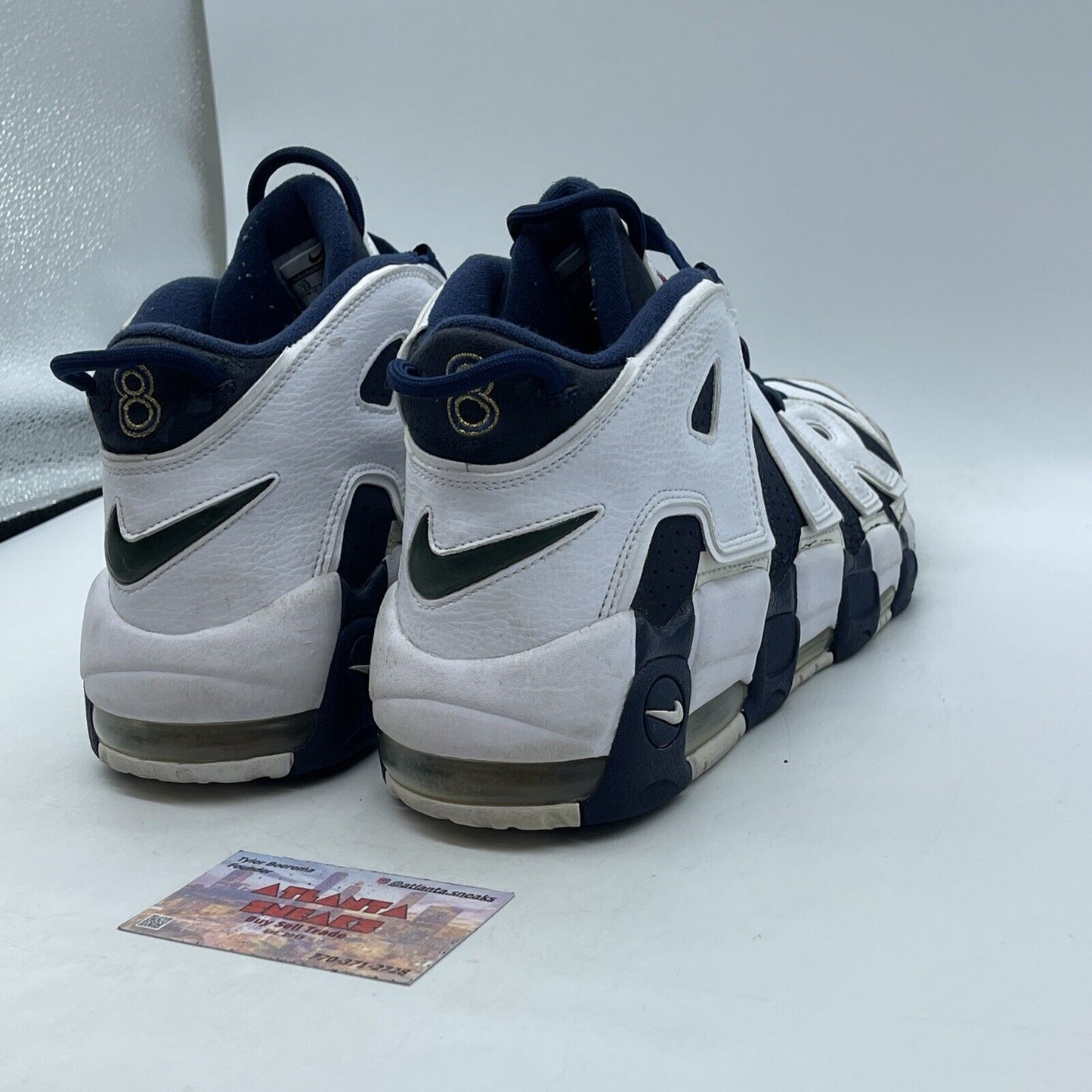 Size 12 - Nike Air More Uptempo 2012 Olympic Blue White Leather (414962-401)