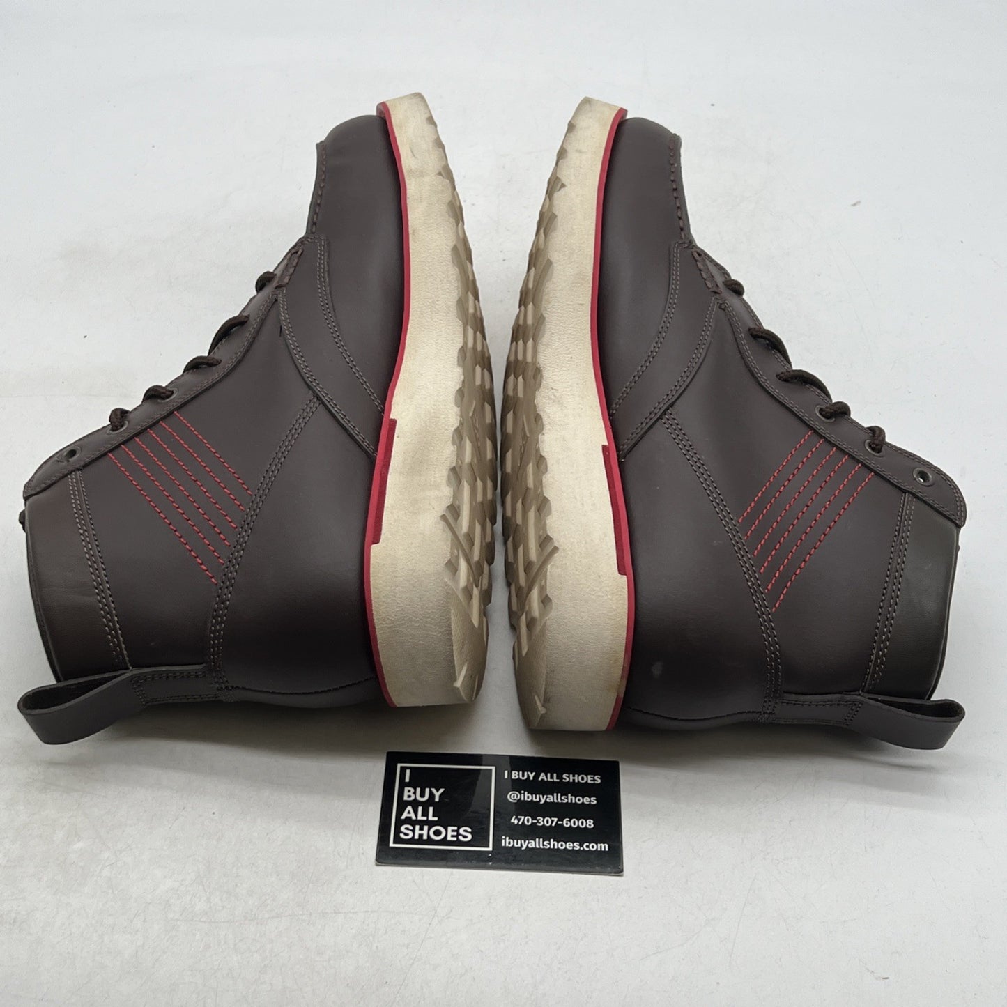 Size 12 - Nike Kingman ACG Boots Men Leather Baroque Brown Red (525387-226)