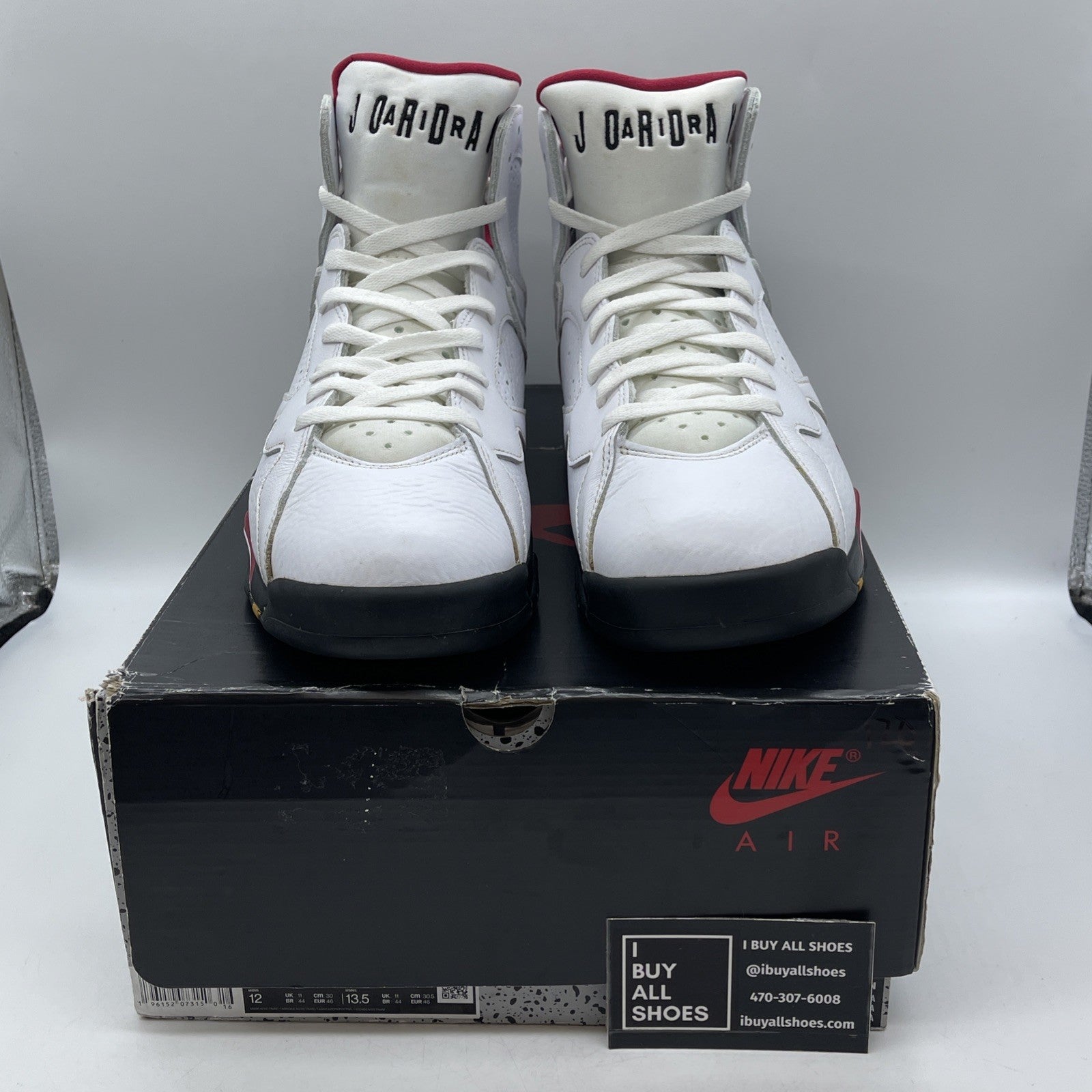 Size 12 - Air Jordan 7 Cardinal 2022 (CU9307-106)