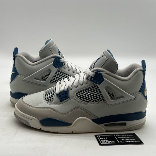 Size 10.5 - Air Jordan 4 Retro 2024 Military Blue (FV5029-141)