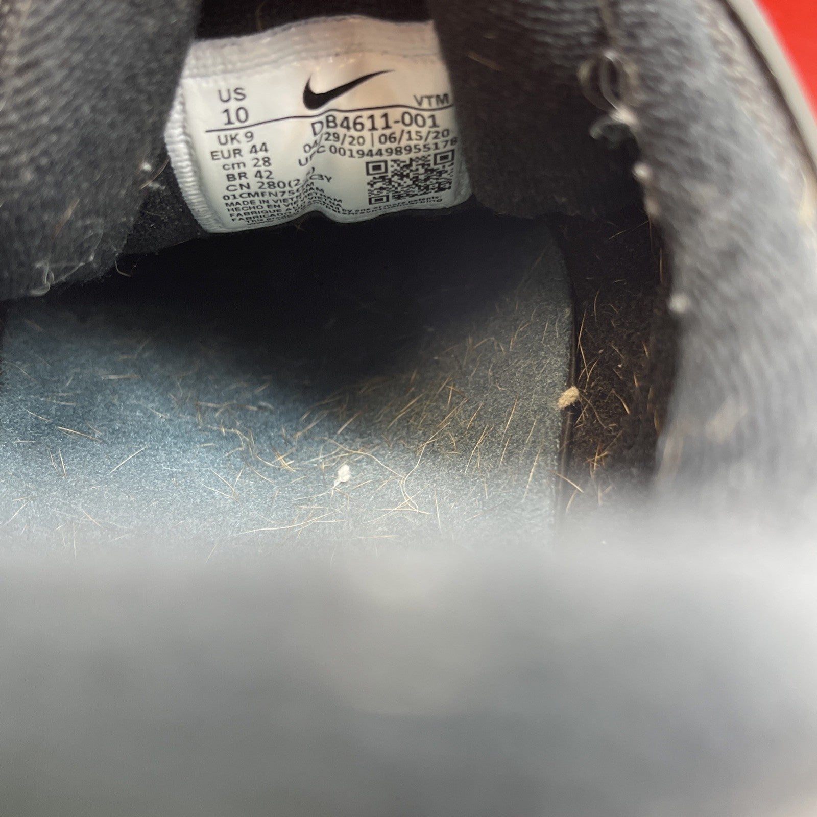 Size 10 - Nike Air Max 97 Newsprint Grey Blue Black Suede Leather (DB4611-001)